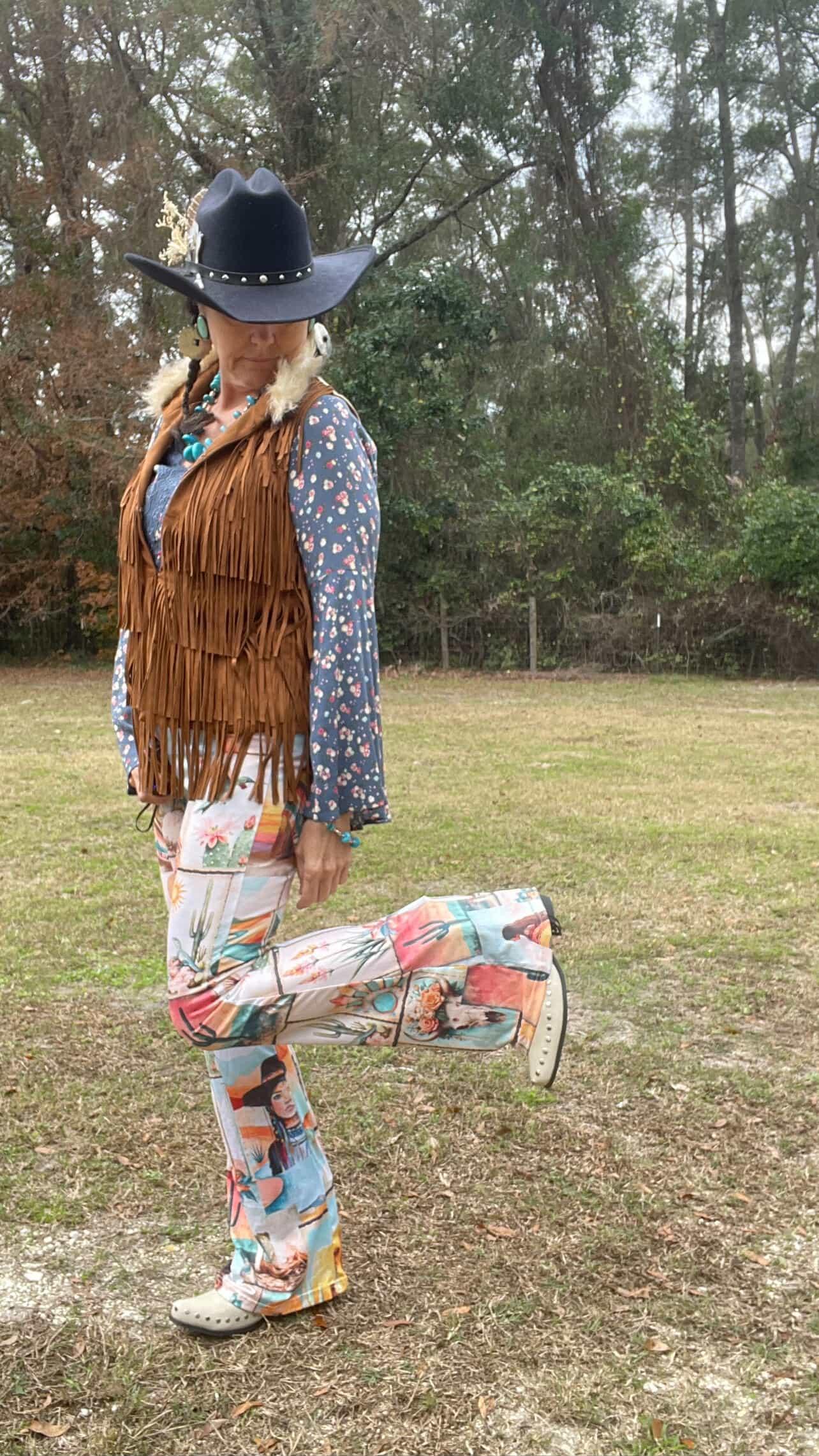 Colores de Mexico Flare Pants Pictures of the Southwest