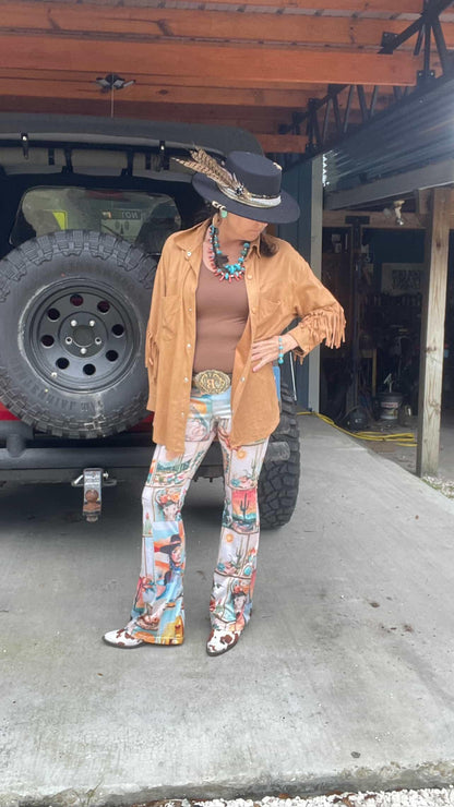 Colores de Mexico Flare Pants Pictures of the Southwest
