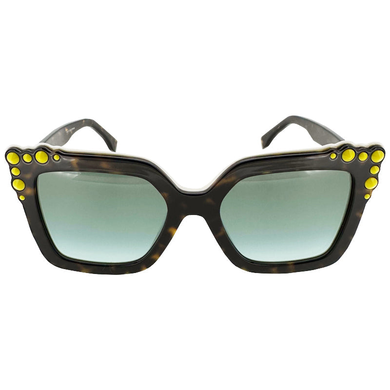 Fendi Havana Cat Eye Women's Sunglasses 0260/S