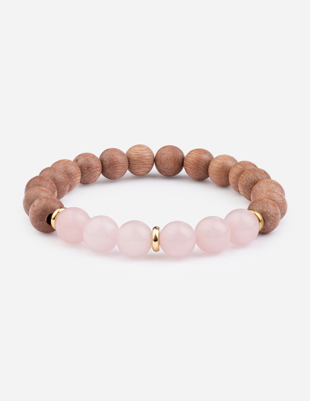 Elevated Faith Rose Quartz Bracelet