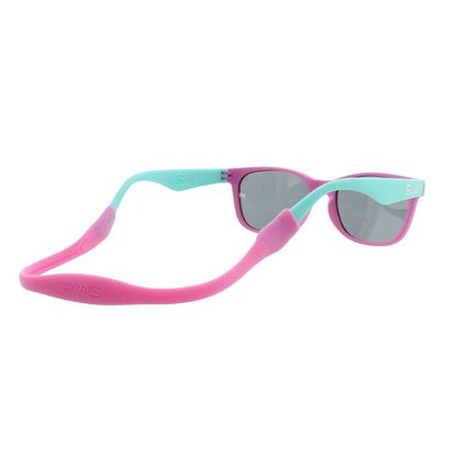 Suneez Polarised Kids Sunglasses Pink & Turquoise Flexible 4-10 years