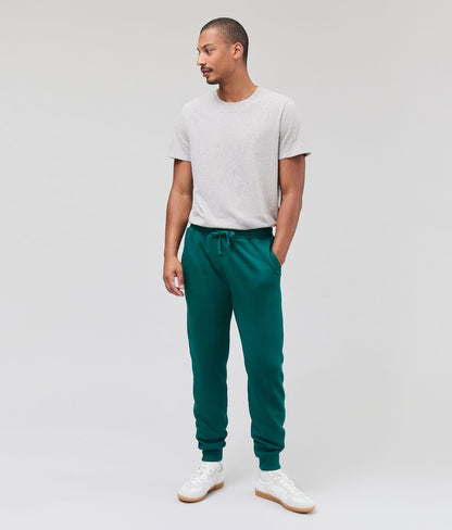 Mens Recycled Fleece Tapered Sweatpant - Recycled Fleece - Rainforest