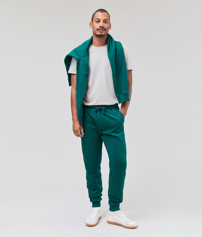 Mens Recycled Fleece Tapered Sweatpant - Recycled Fleece - Rainforest