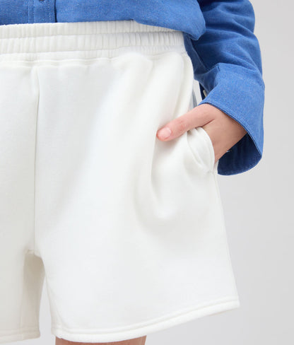 Womens Recycled Fleece Sweatshort - Recycled Fleece - Coconut Milk