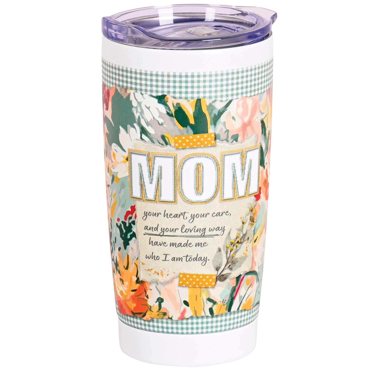 20 oz Tumbler – Mom Your Heart, Your Care