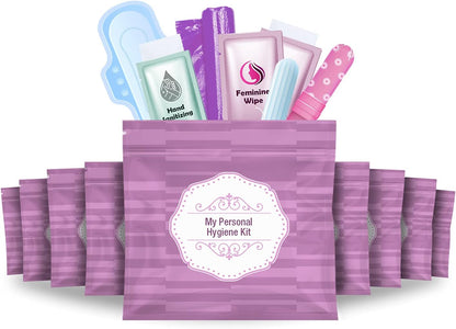 Feminine Hygiene Kits Pack of 10 (Purple)