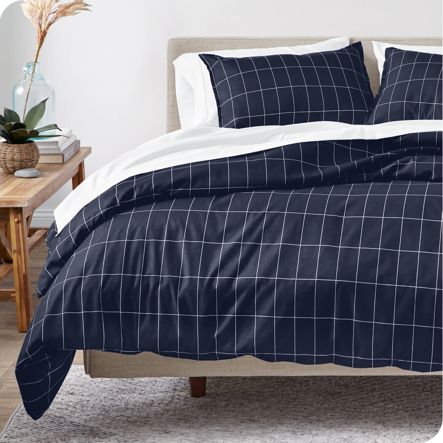 Bare Home Double Brushed Duvet Cover Set