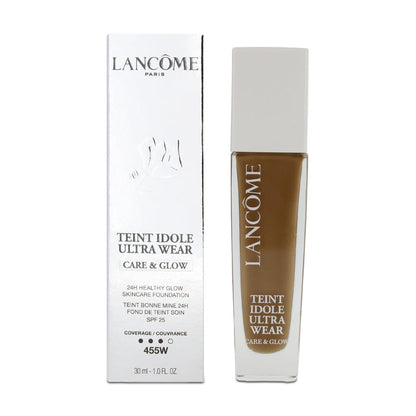 Lancome Teint Idole Ultra Wear Care & Glow Foundation 455W (Blemished Box)