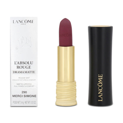 Lancôme L'Absolu Rouge Drama Matte Pink Lipstick 290 Merci Simone