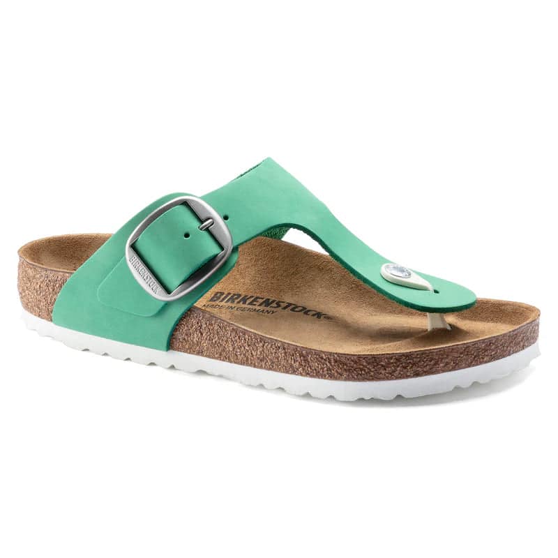 Birkenstock Gizeh Birkibuc Bold Jade Nubuck