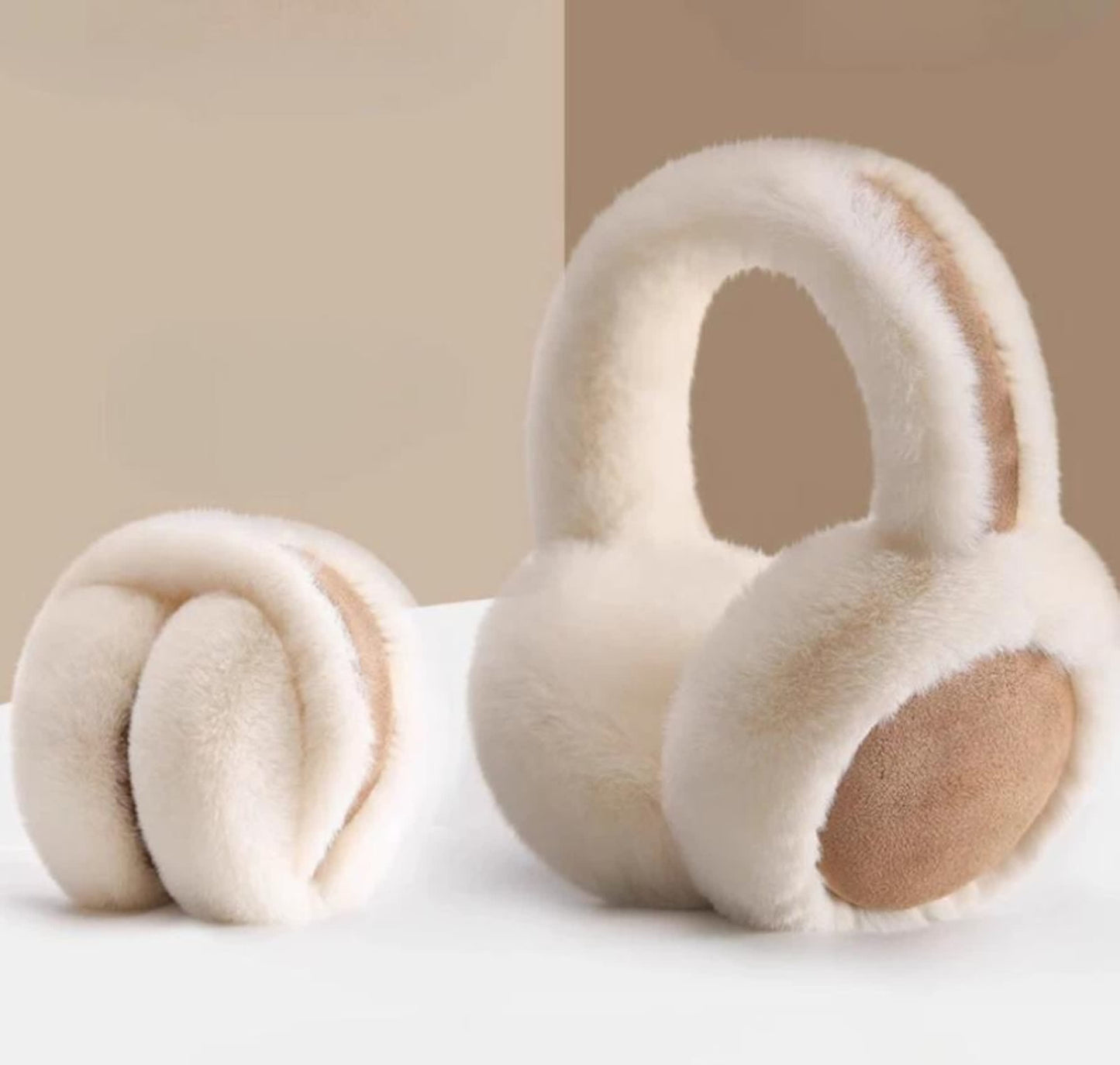 3P Experts Foldable Suede Winter Earmuffs