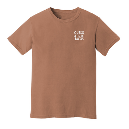 Frankie Jean Queso Let's Eat Tacos Washed Tee