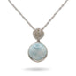 Larimar Stone Sterling Silver Bliss Necklace By Marahlago