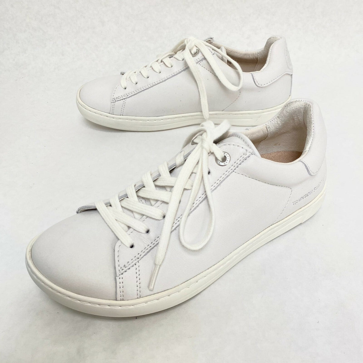 Birkenstock Unisex Levin Natural Leather White