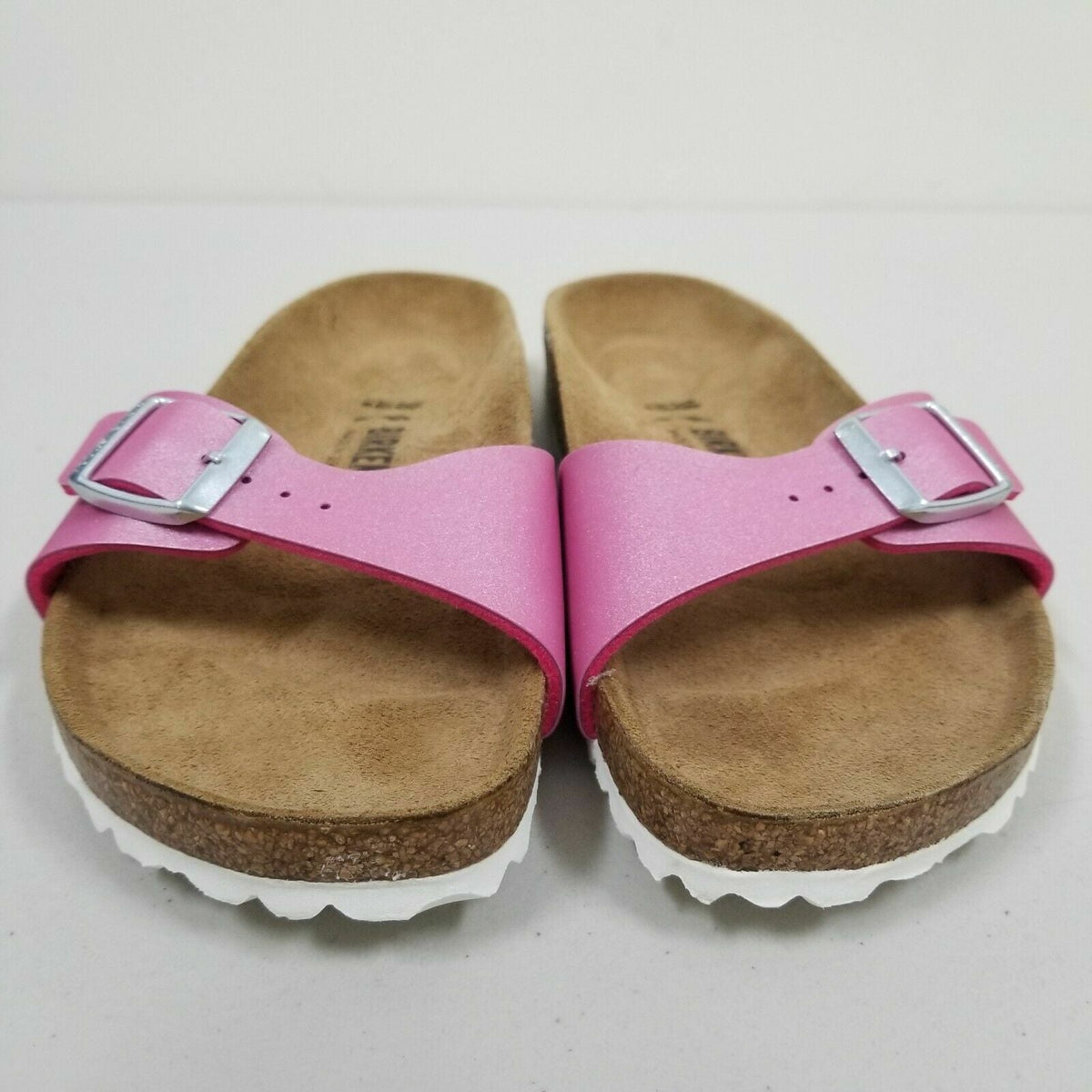 Birkenstock Unisex Madrid Bs Birko Flor Icy Metallic Fuchsia Tulip