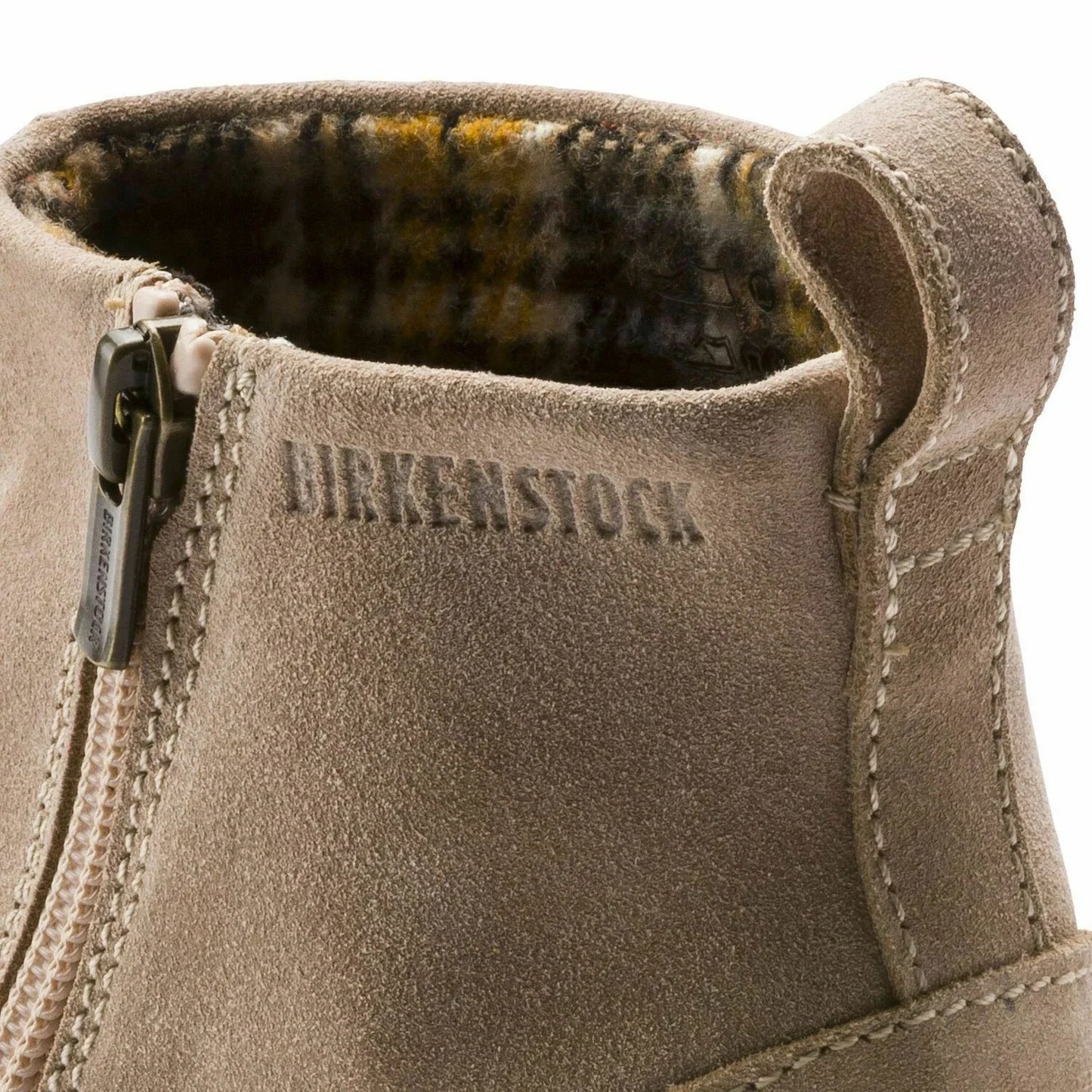 Birkenstock Unisex Melrose Suede Leather Nude Hydrophobic