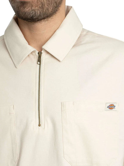 Dickies Men's Ranch Zip Polo Shirt Polos