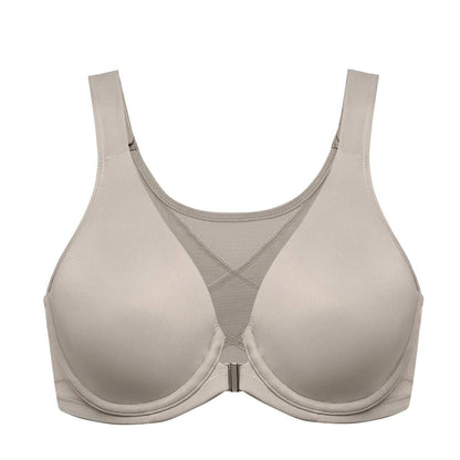 Front Closure Posture Support Underwire Plunge Bra