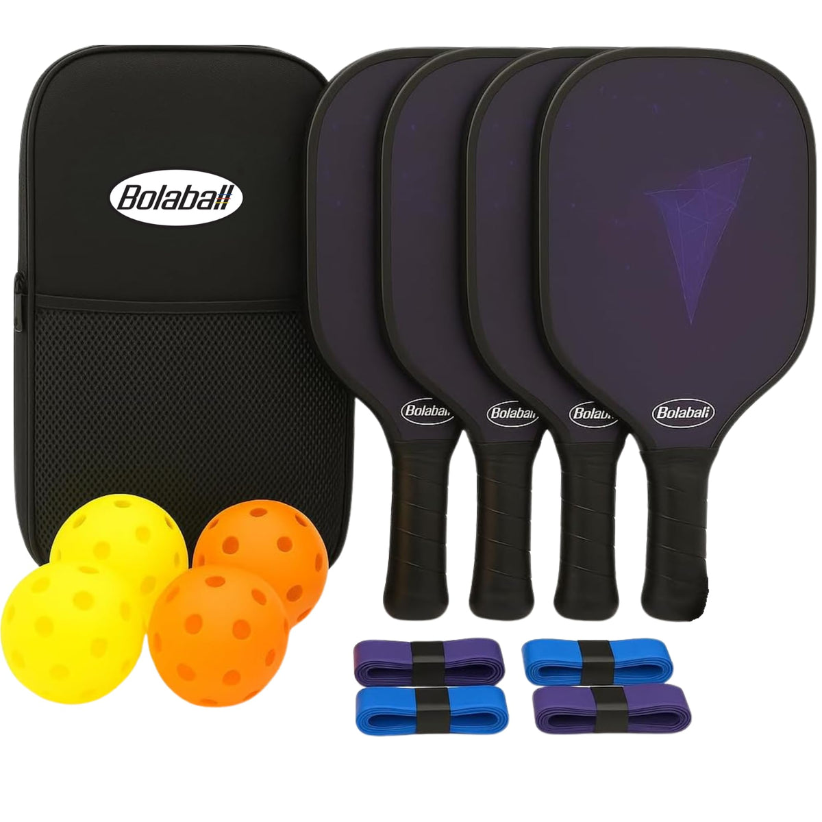 Bolaball Pickleball Paddles Set of 4