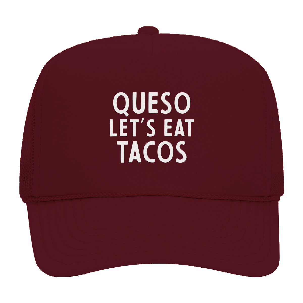 Frankie Jean Queso Let's Eat Tacos Foam Snapback