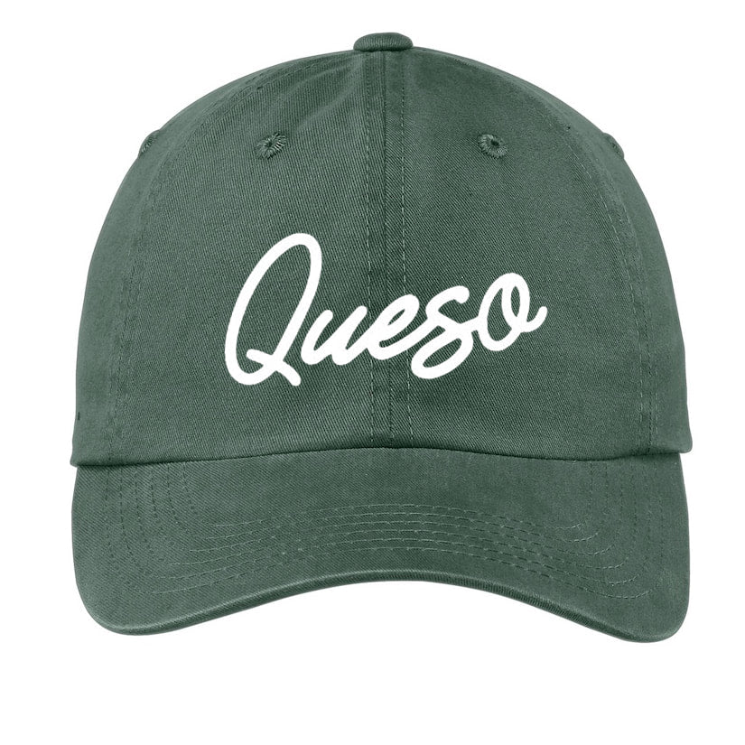 Frankie Jean Queso Cursive Baseball Cap