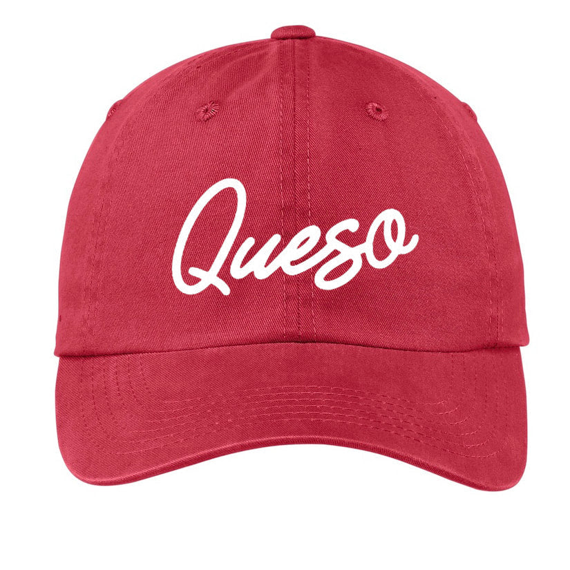 Frankie Jean Queso Cursive Baseball Cap