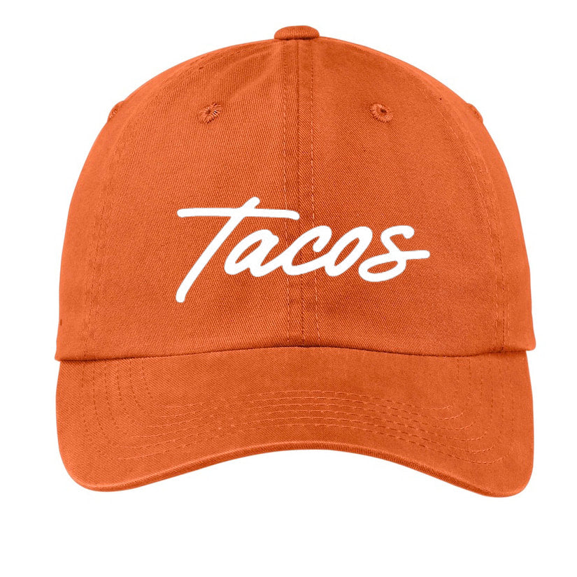 Frankie Jean Tacos Cursive Baseball Cap