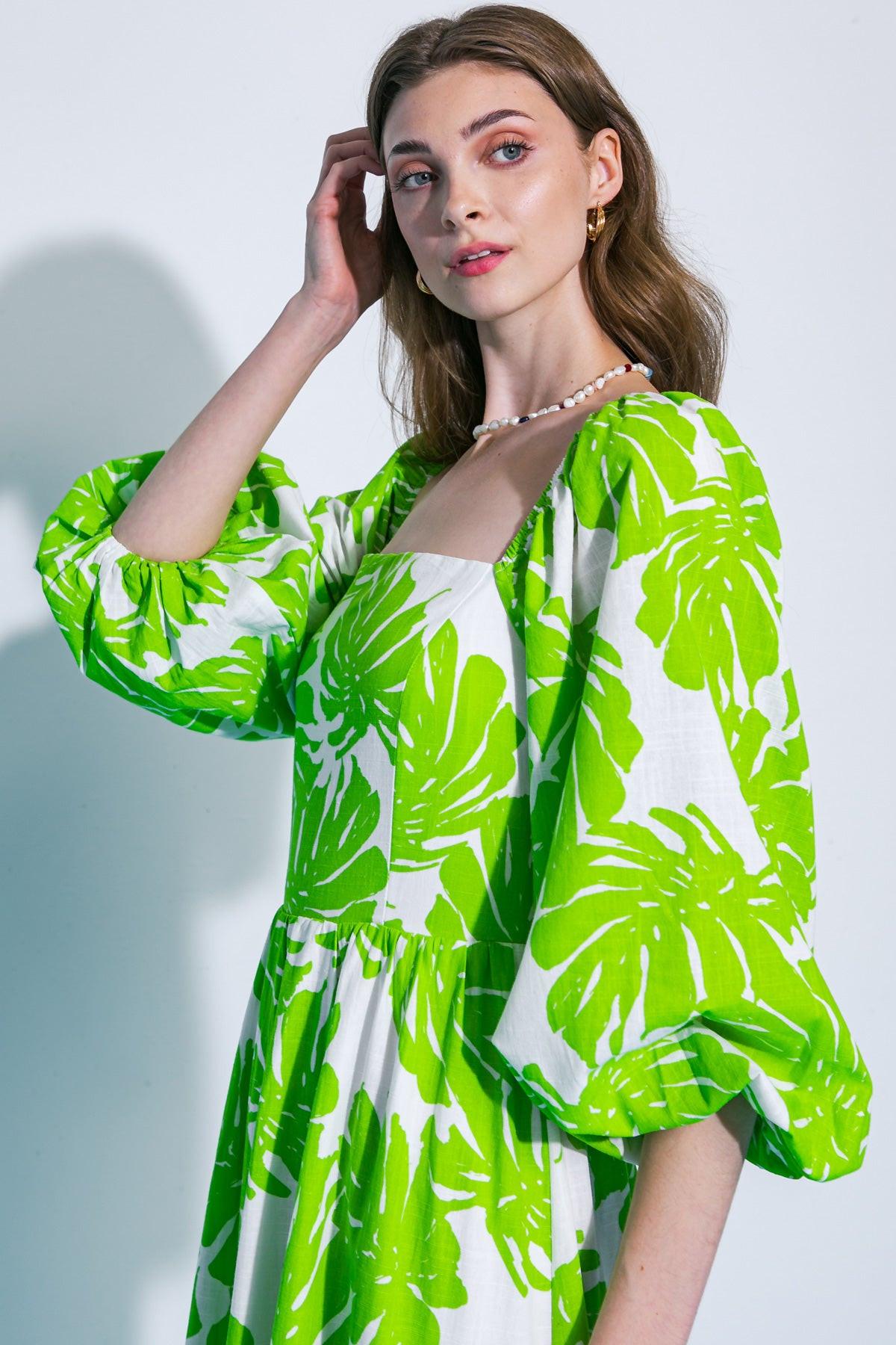 All the Drama Woven Midi Dress