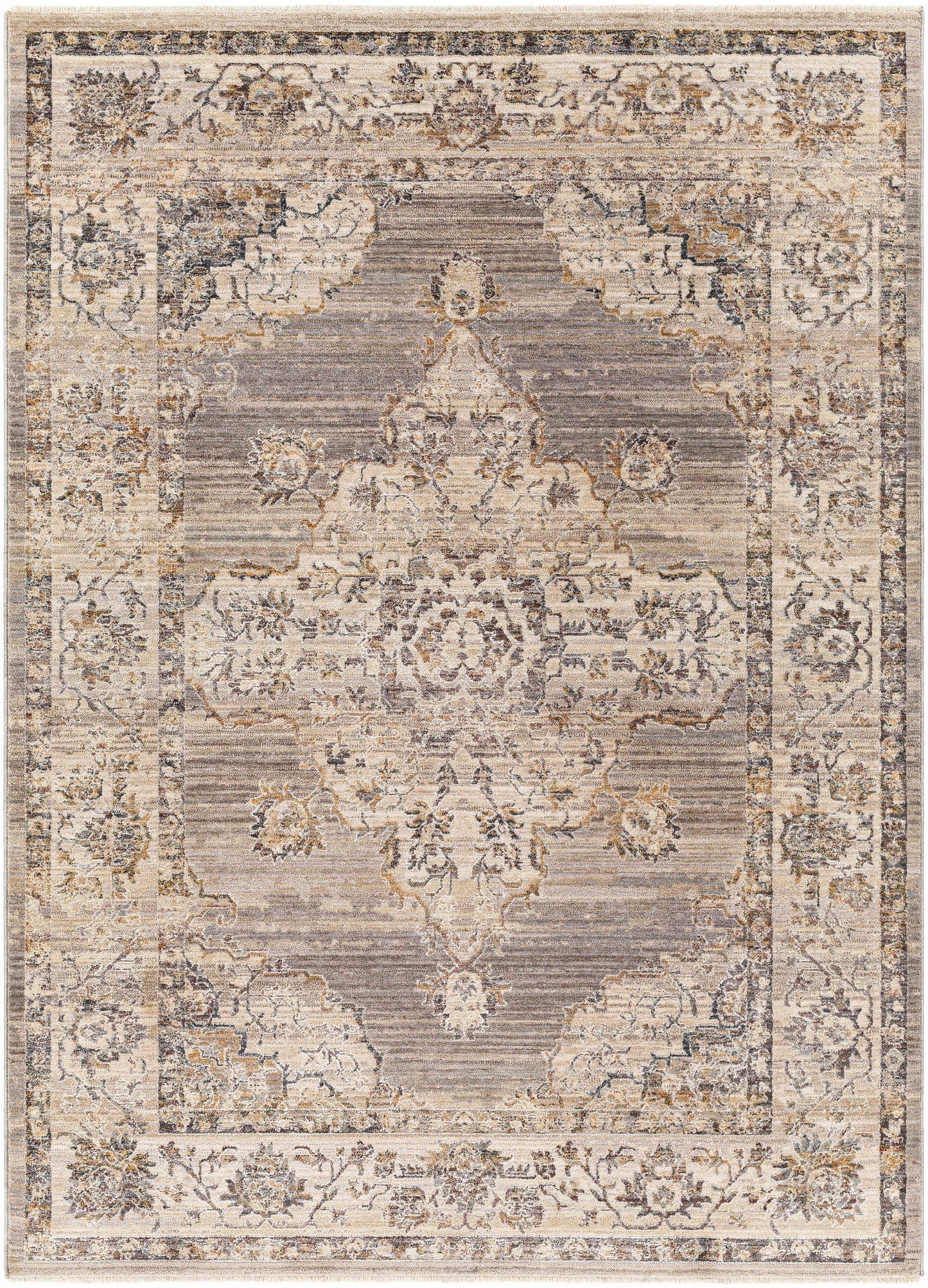 Cream Brown Zola Area Rug - Clearance
