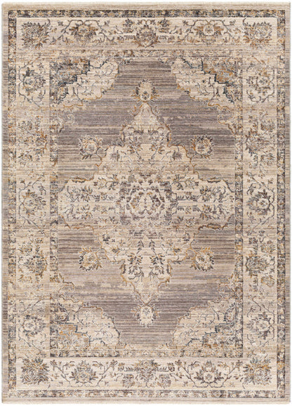 Cream Brown Zola Area Rug - Clearance