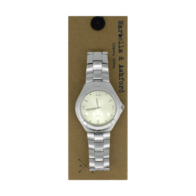 Men's Silver Quartz Watch TW23004D Marbella & Ashford