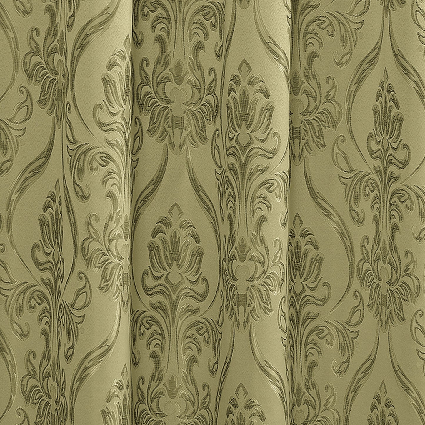 Elegant Comfort Set of 2 Penelope Jacquard Look Curtain Panels - 54" W x 84" L