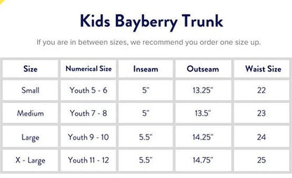 Fair Harbor Kid's Bayberry Swim Trunk - Aqua Waters
