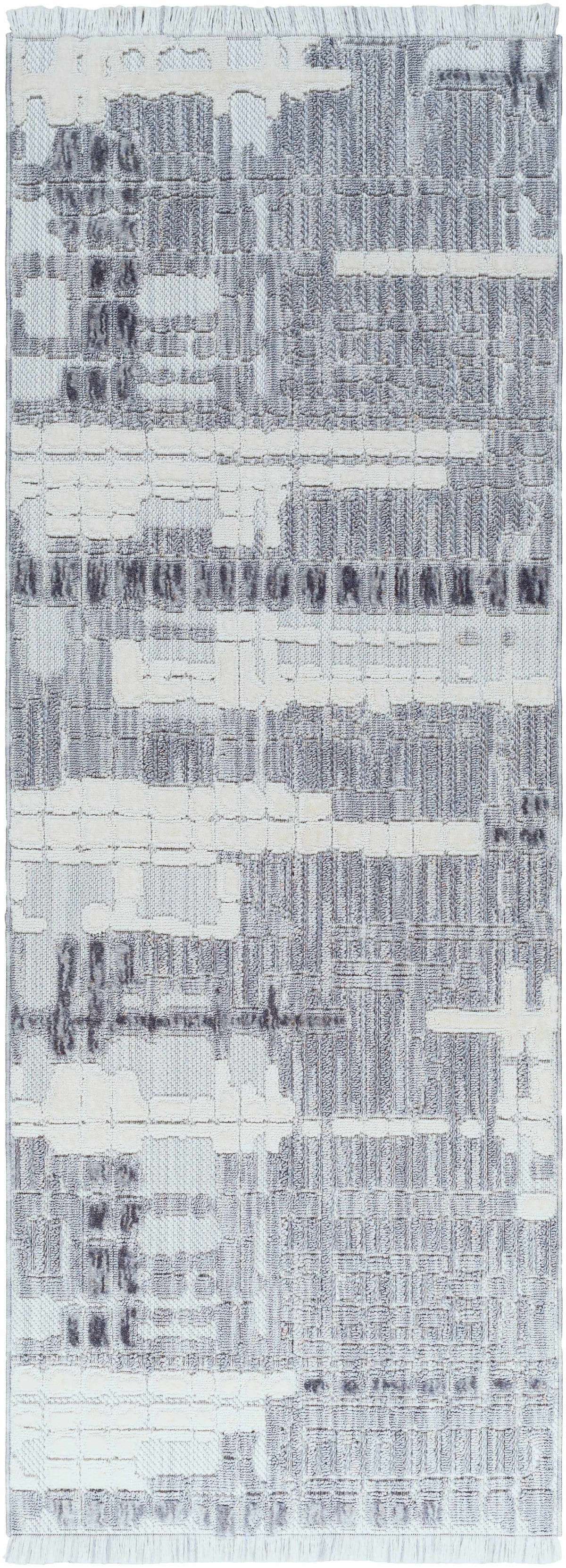 Bodhi Textured Saxony Rug with Fringes - Clearance
