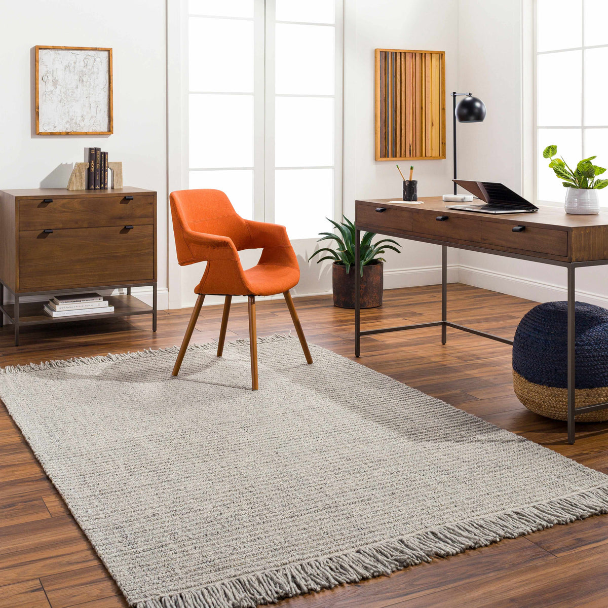 Desma Taupe Area Rug - Clearance
