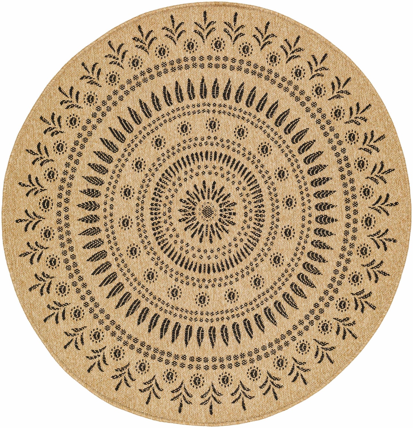Beata Round Faux Jute Rug - Clearance
