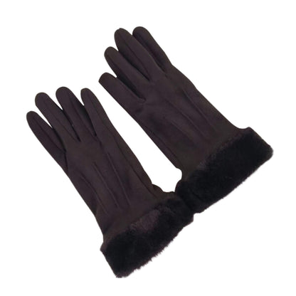 Clarissa Faux Suede Touch Gloves