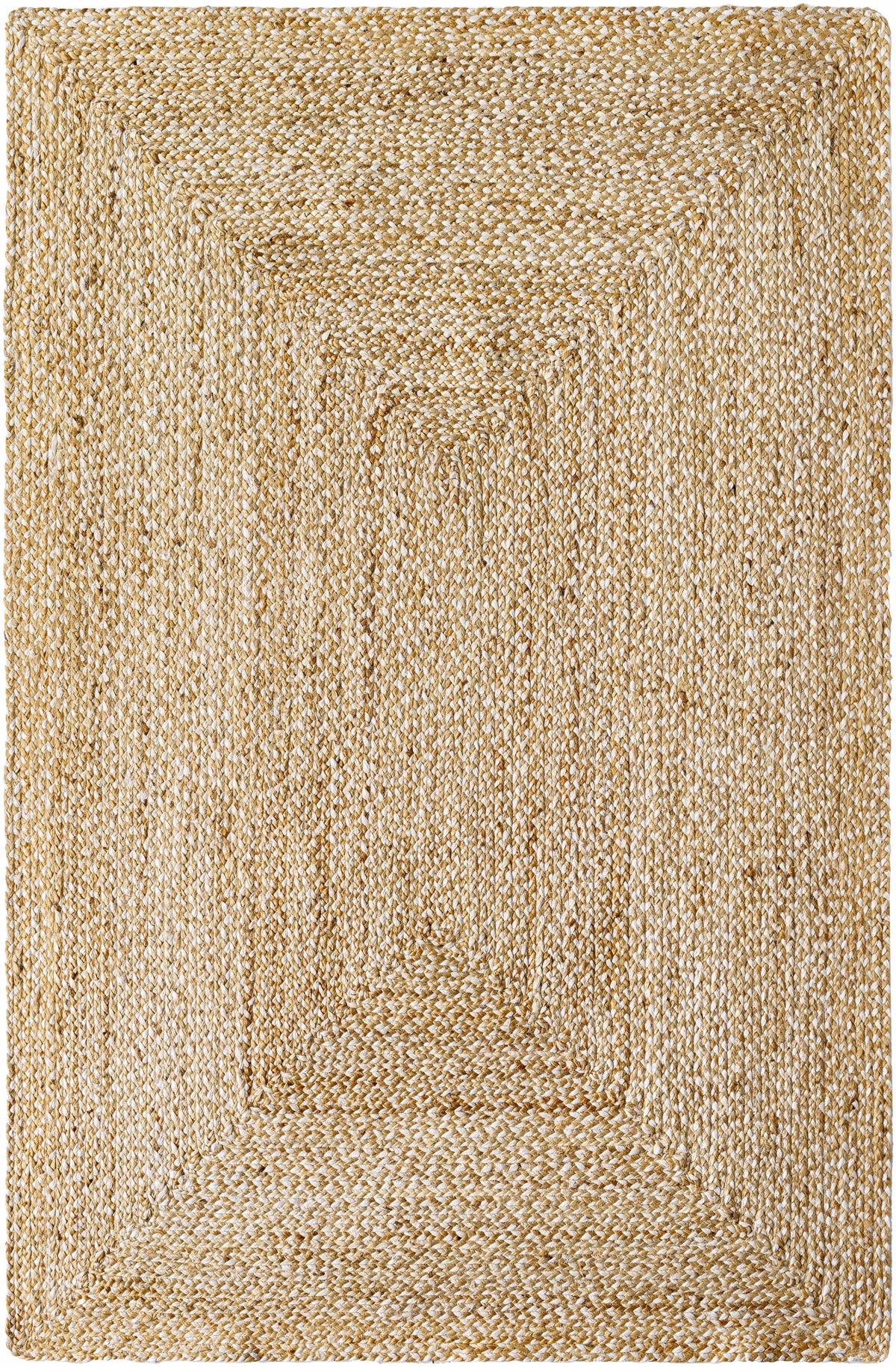 Elkie Beige Jute Area Rug - Clearance