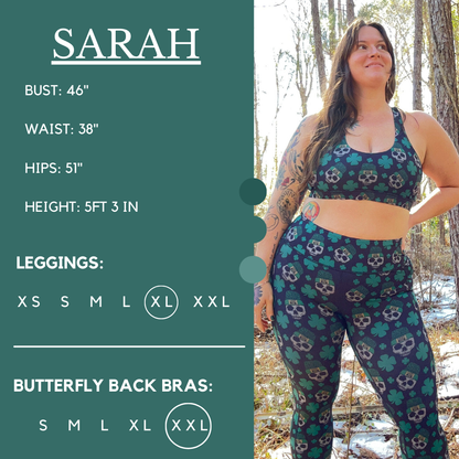 Constantly Varied Gear Shamrock Skulls Leggings