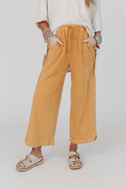 ✨So Comfy Wide Leg Pant Cropped Length