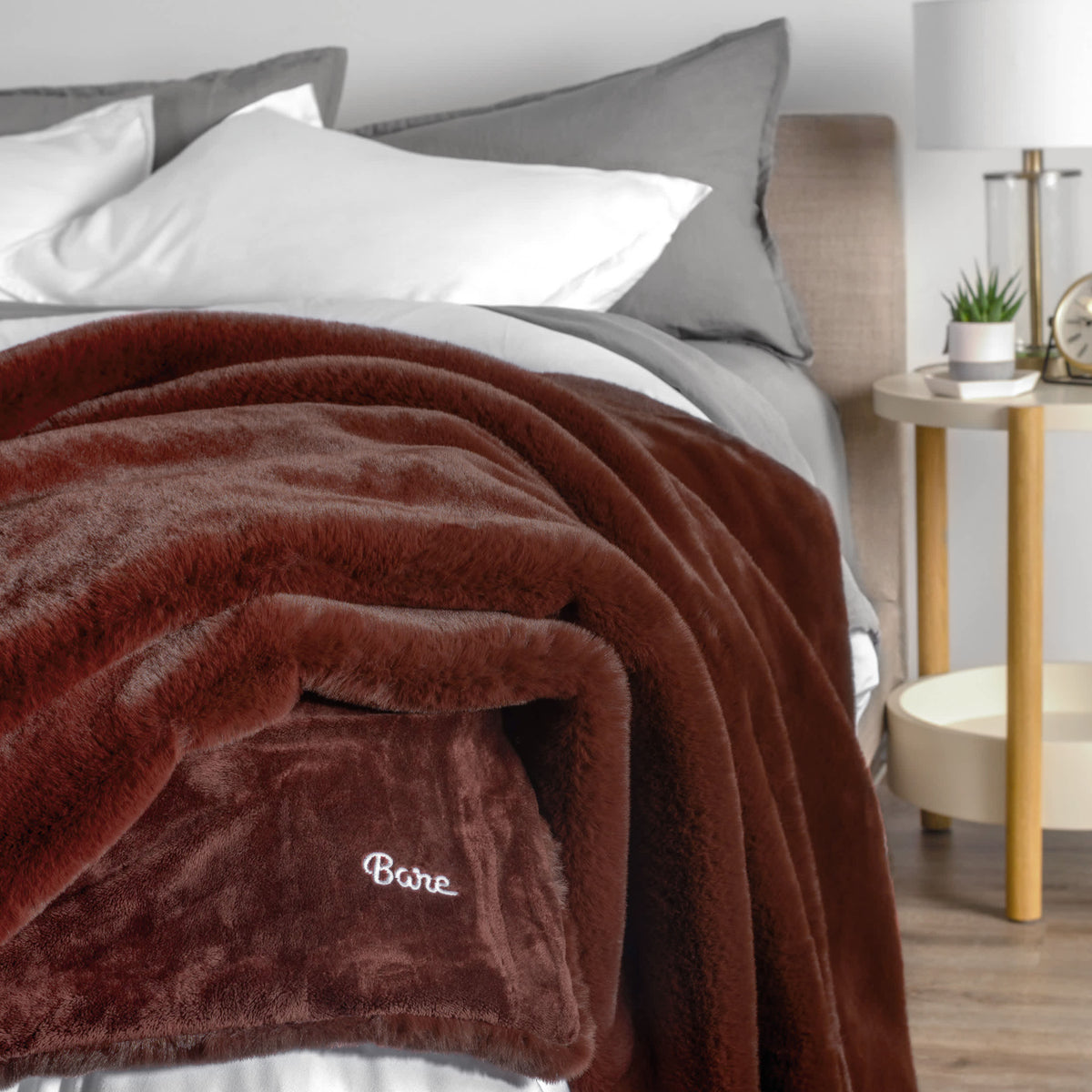Bare Home Faux Fur Blanket