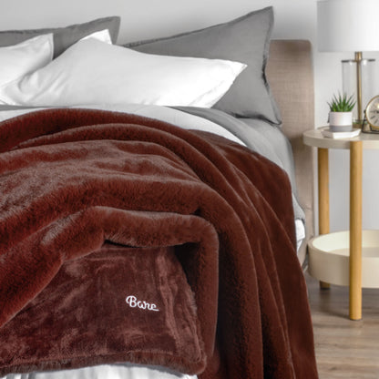 Bare Home Faux Fur Blanket