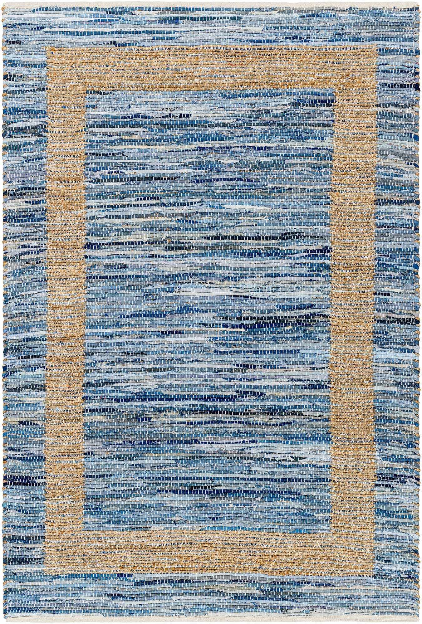 Ghita Recycled Blue Jean Rug - Clearance