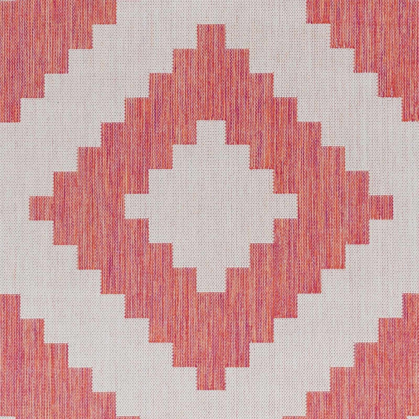 Anke Orange Outdoor Area Rug - Clearance