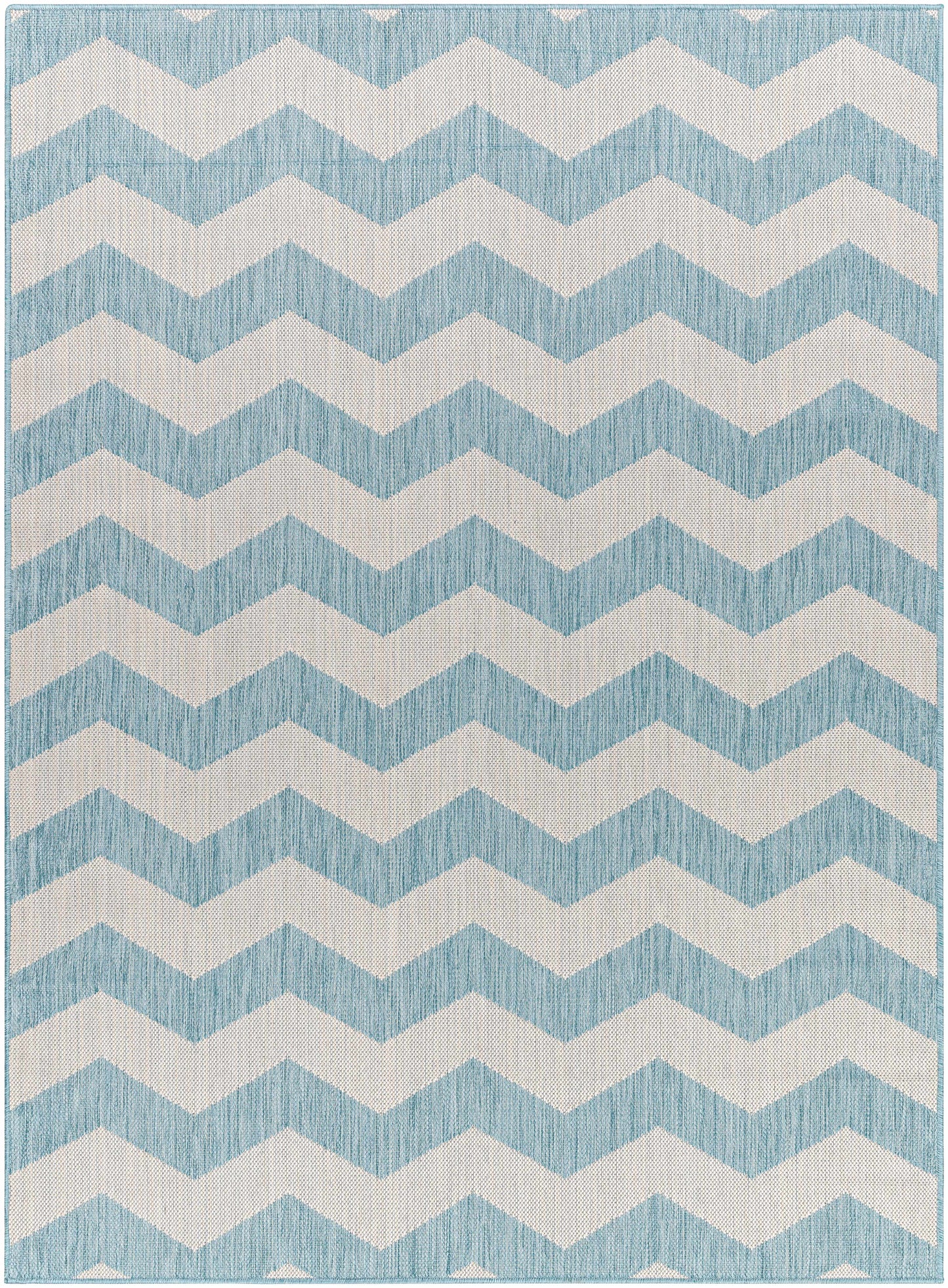 Cheri Thatch Light Blue Outdoor Carpet Area Rug - Clearance