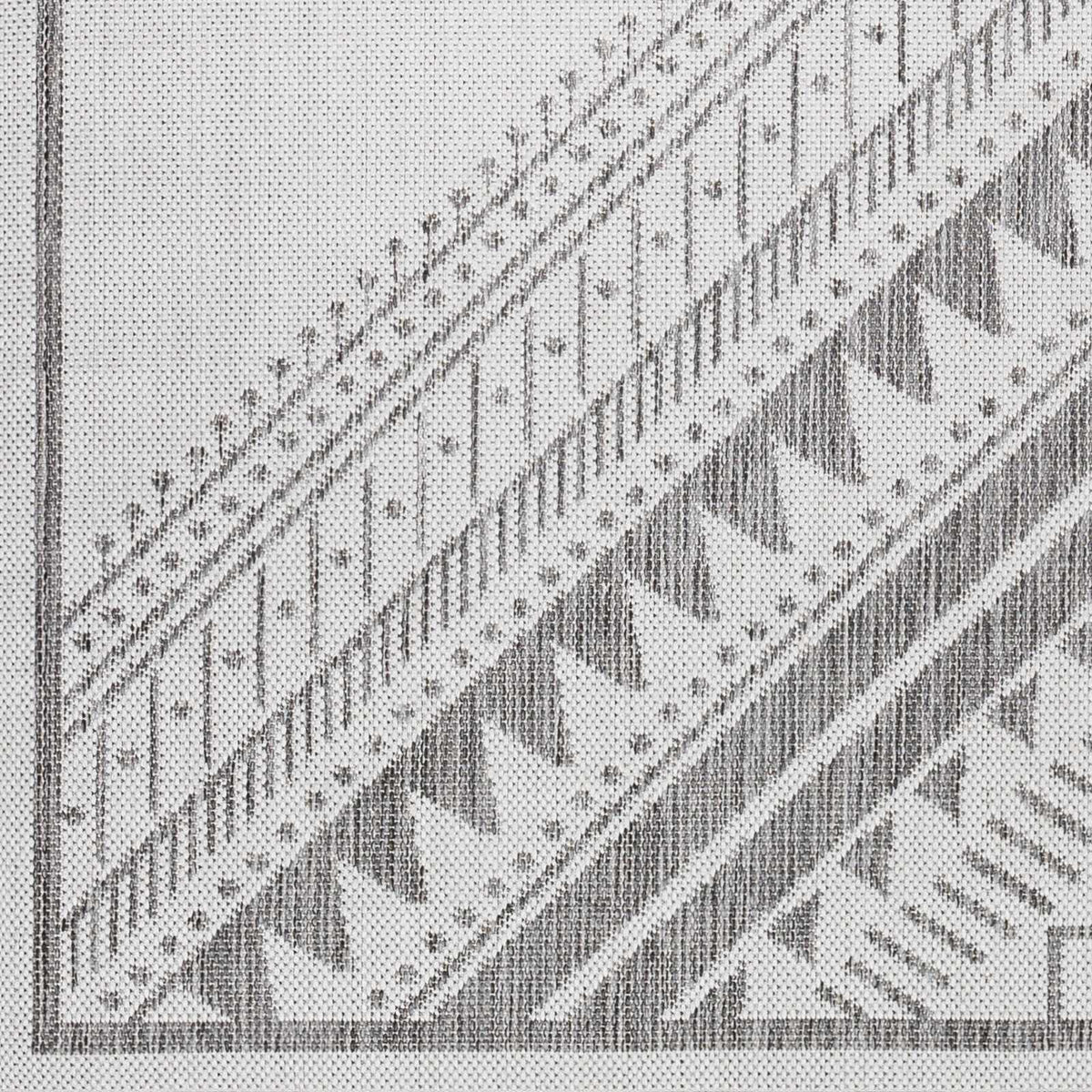 Deana Light Gray Outdoor Area Rug - Clearance