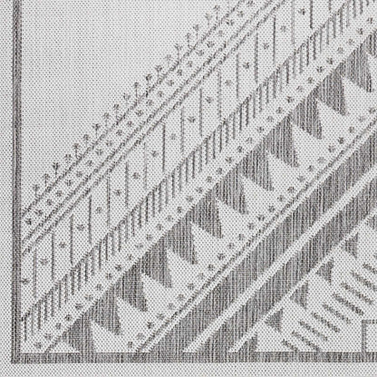Deana Light Gray Outdoor Area Rug - Clearance