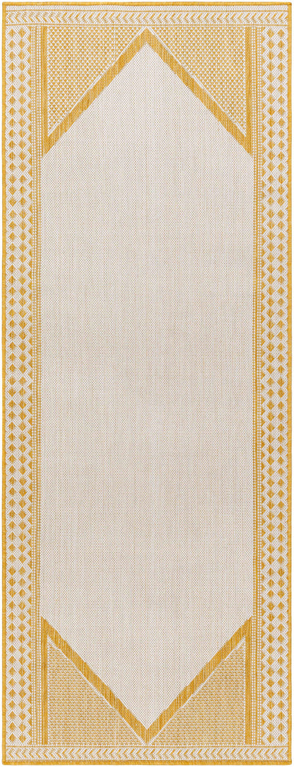 Efrem Mustard Outdoor Carpet Area Rug - Clearance