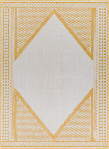 Efrem Mustard Outdoor Carpet Area Rug - Clearance