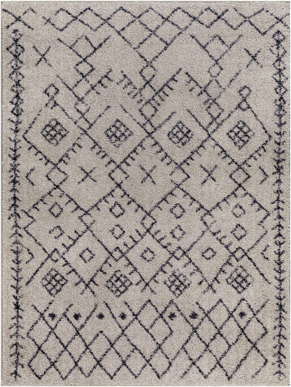 Elyes Gray Washable Area Rug - Clearance